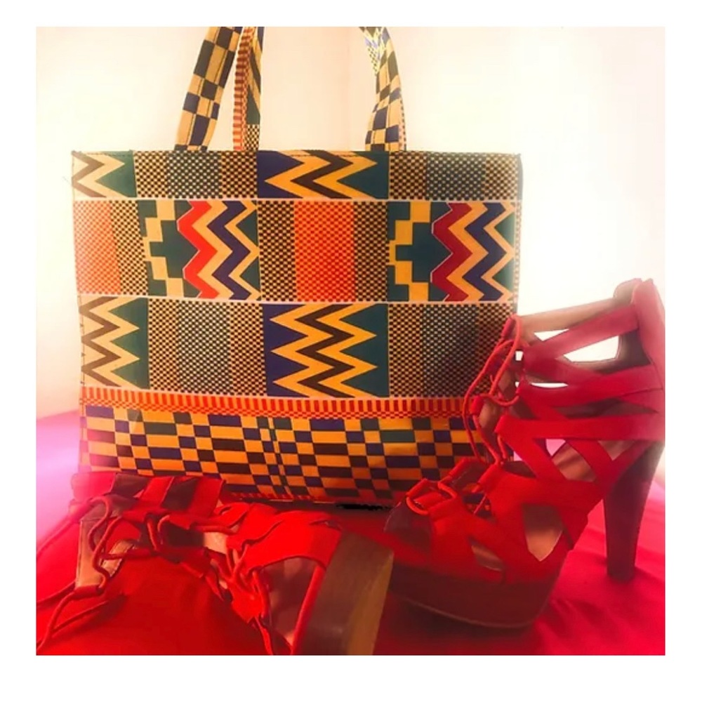 Native Authentic Ankara Pattern Shoulderbags - image 4